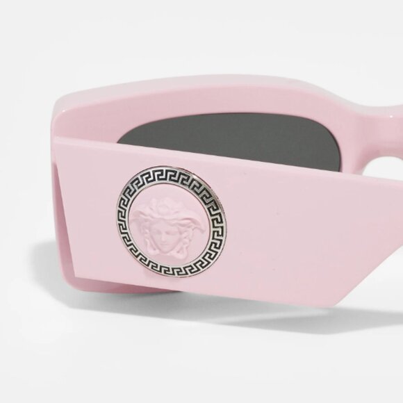 NEW VERSACE Medusa Medallion Sunglasses, Pink Women Sunglasses Versace